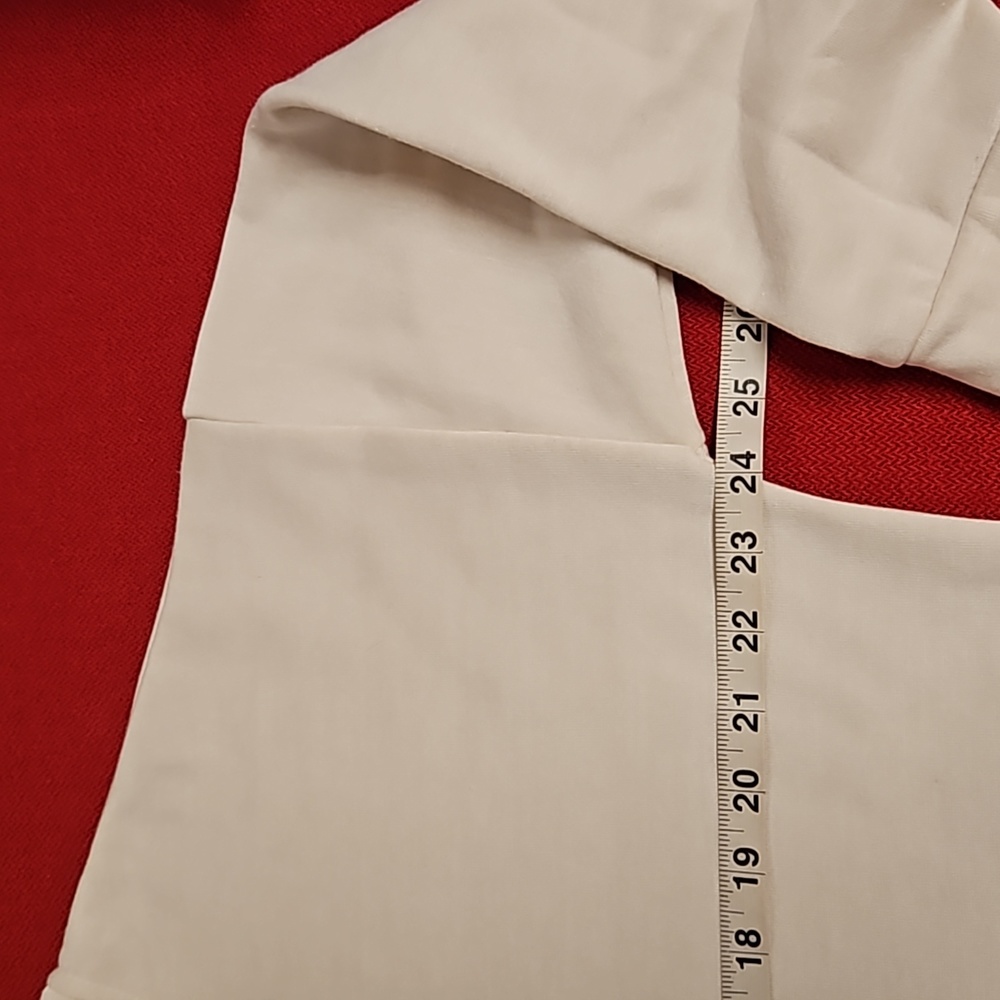 RAE DUNN White long sleeve crop sweatshirt GRATEFUL Medium - Picture 6 of 7